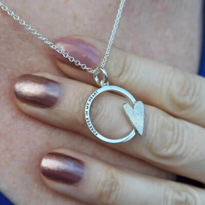 G. Seller memorial product: KS10 - Eternal Love Fingerprint Necklace photo