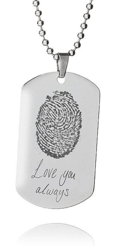 G. Seller memorial product: KS17 - Dog Tag Necklace photo